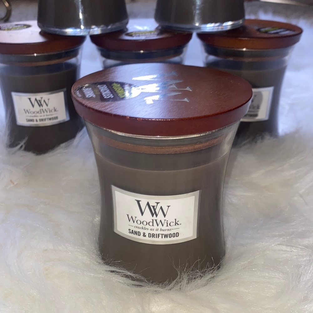 Sand & Driftwood WoowdWick candles